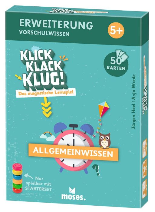 moses Klick Klack Klug Allgemeinwissen ab 5Jahre