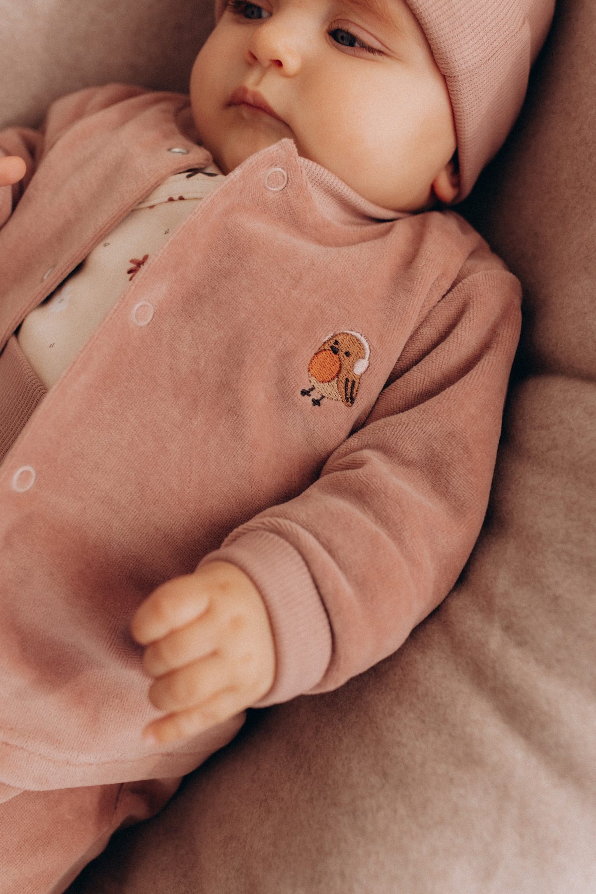 wooly organic rosa Jacke