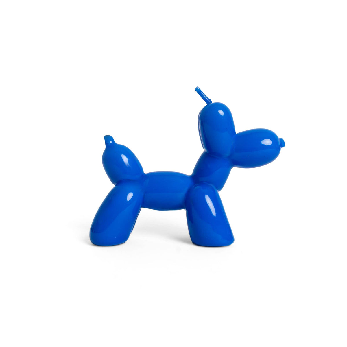 Helio Ferretti BALLONHUND-KERZE electric blue