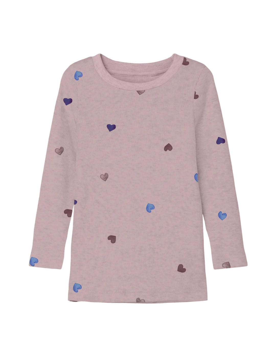 name it Shirt Herzen (nmfnutti) Burnished Lilac