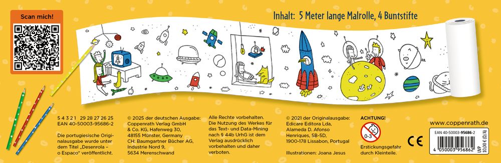 Coppenrath Meine erste Malrolle Sterne & Planeten