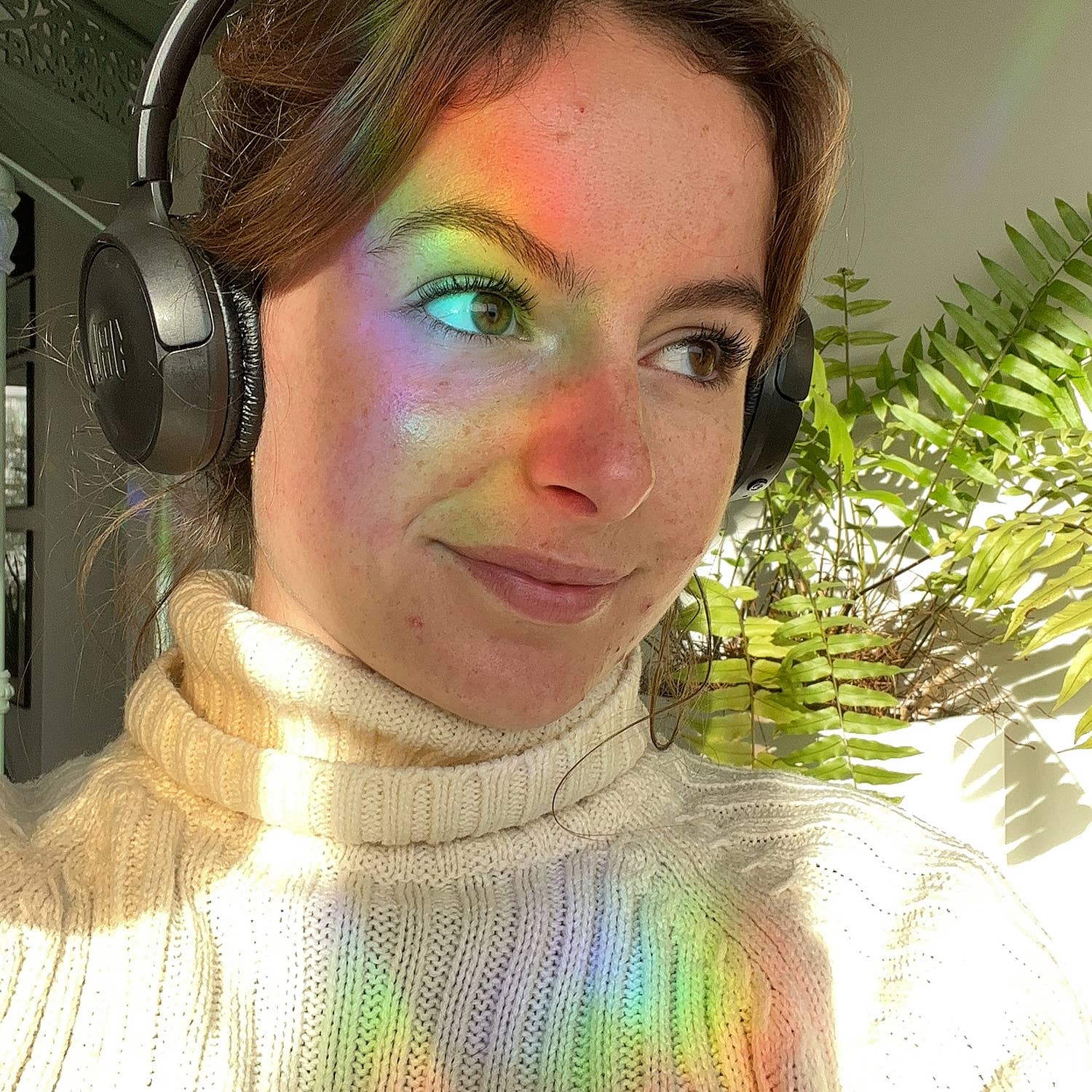 botanopia Regenbogen Aufkleber - Entschleunigen und genießen