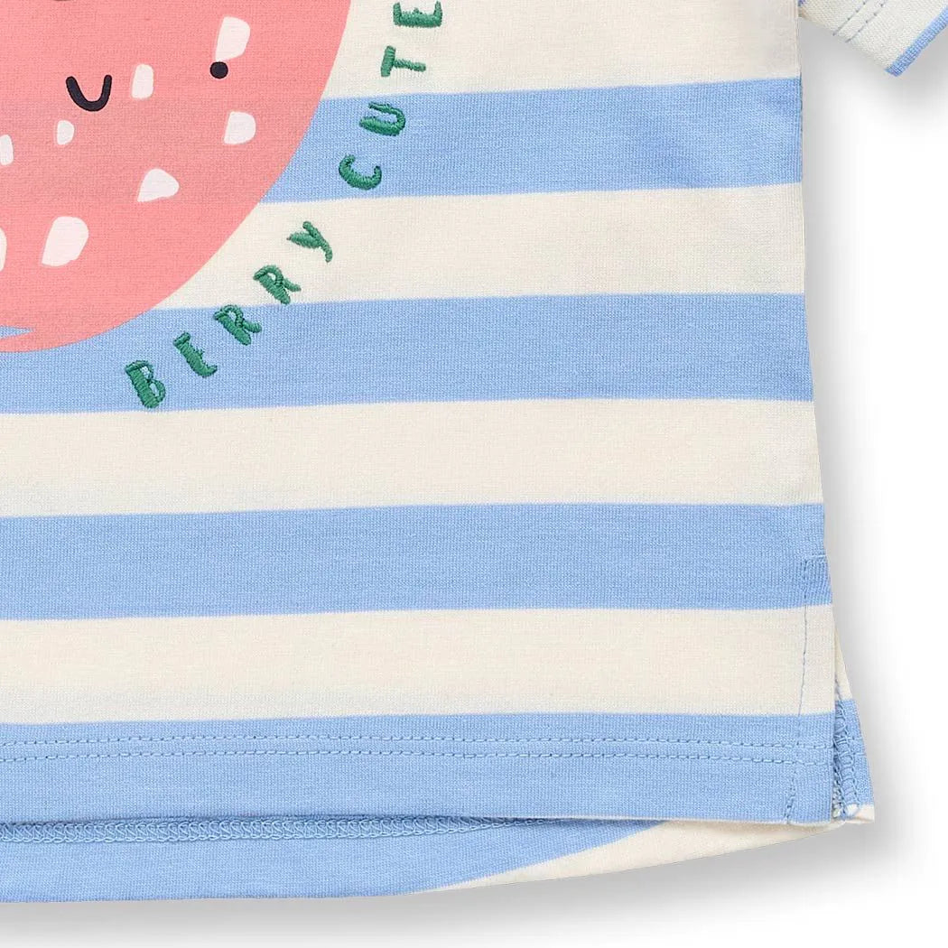 Sense Organics Baby T-Shirt SOPHIE Erdbeere Ringel