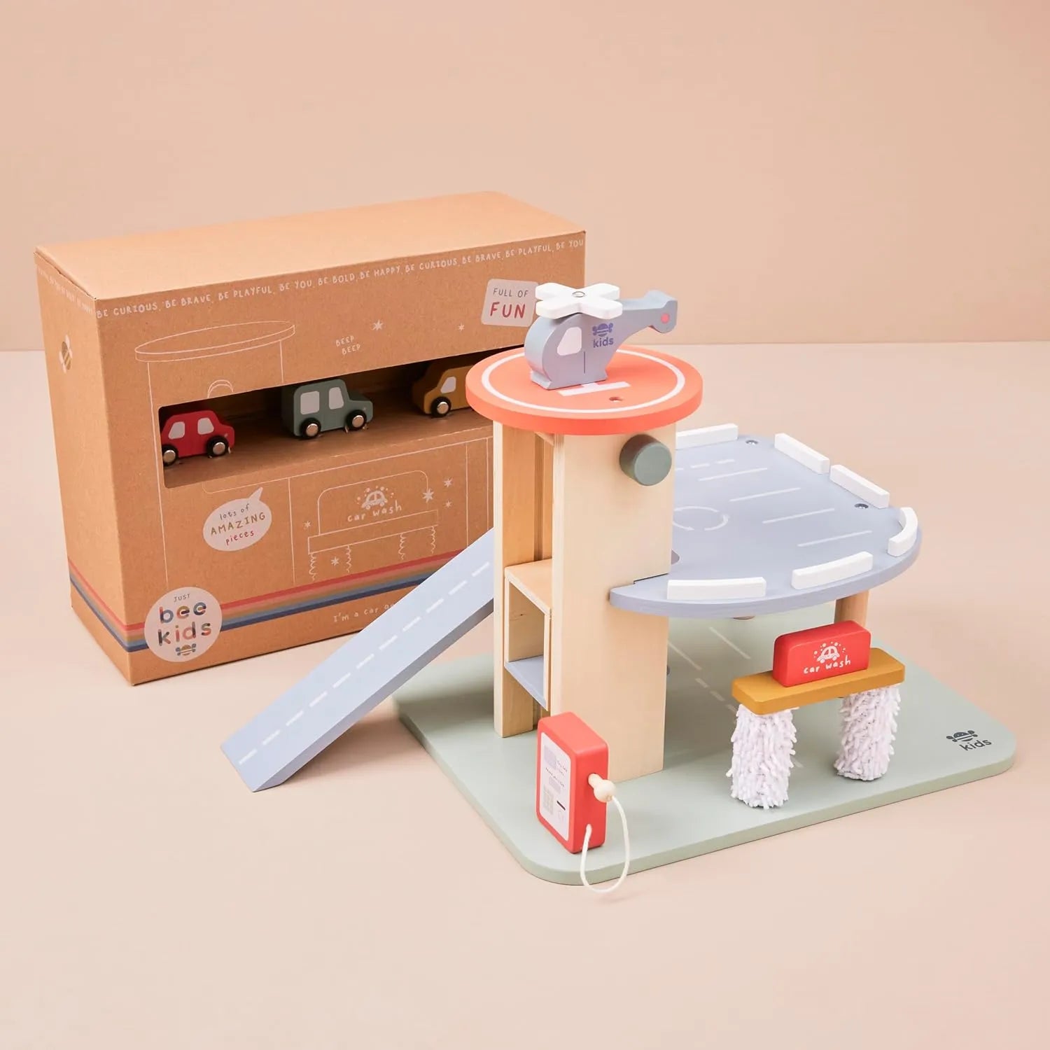 just bee kids Parkgarage Holz