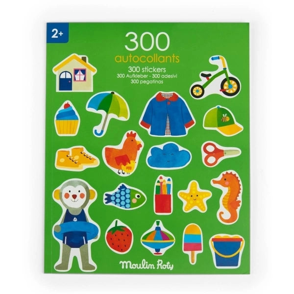 Moulin Roty Stickerbuch 300 Themensticker