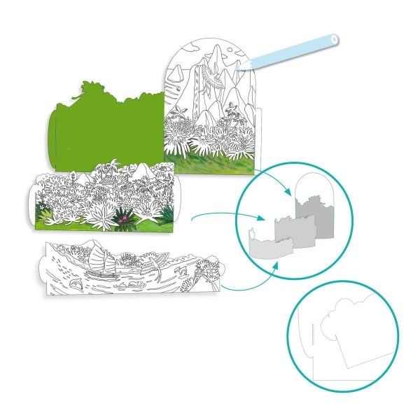 Djeco 3D Ausmalbilder