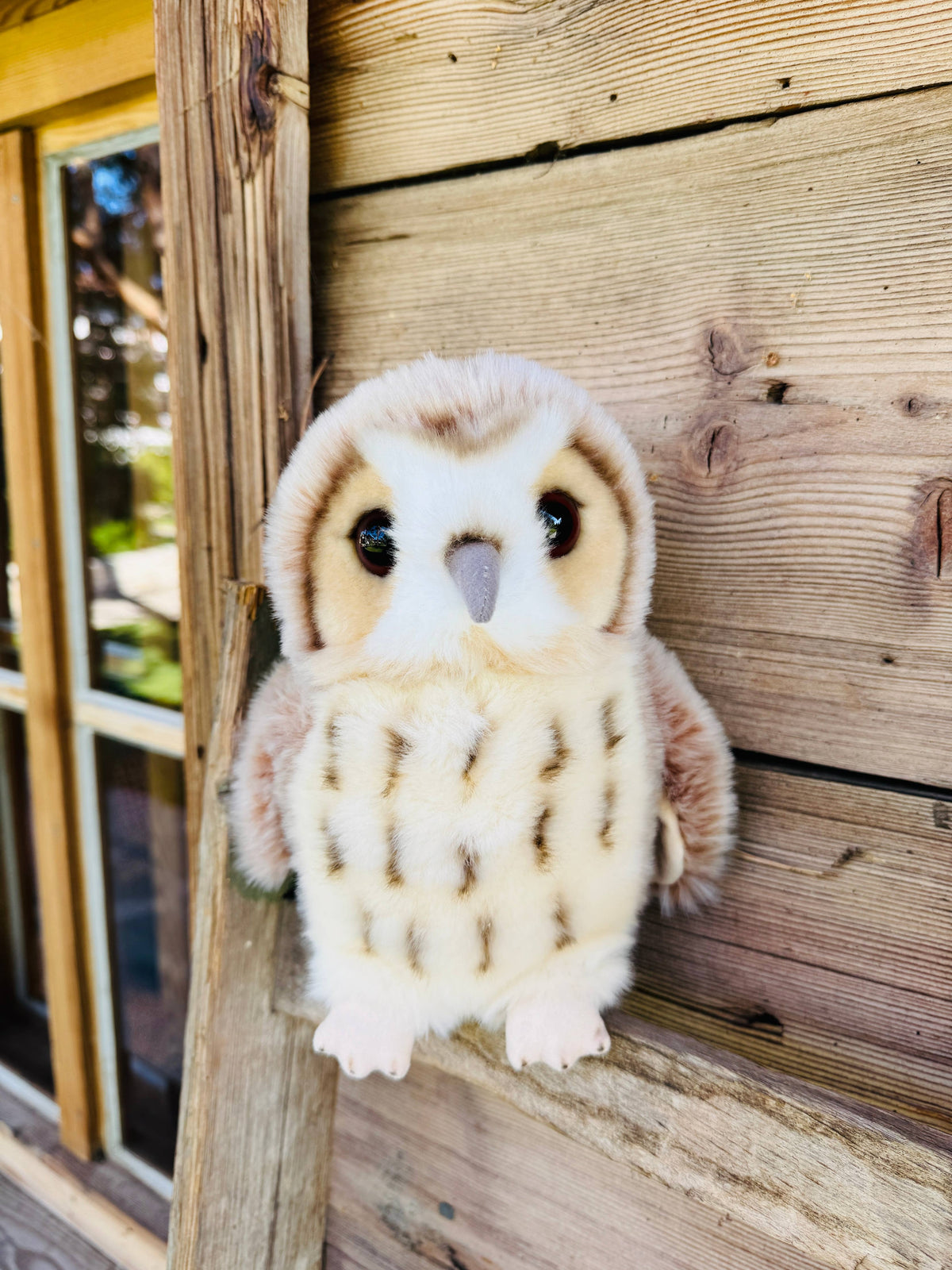 Teddy Hermann Eule beige 20 cm - Plüschtier - Stofftier