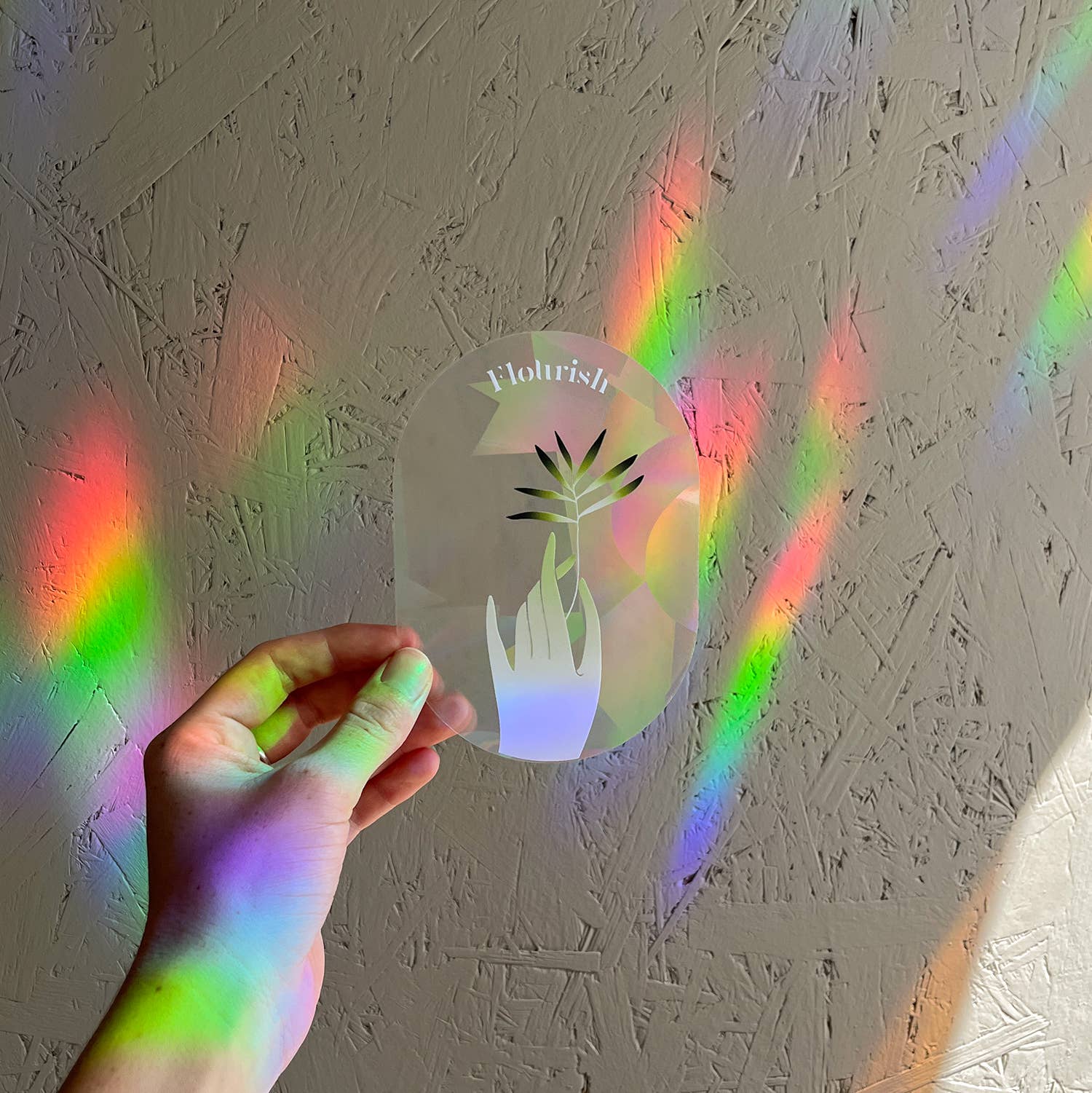 botanopia Regenbogen Aufkleber - florieren