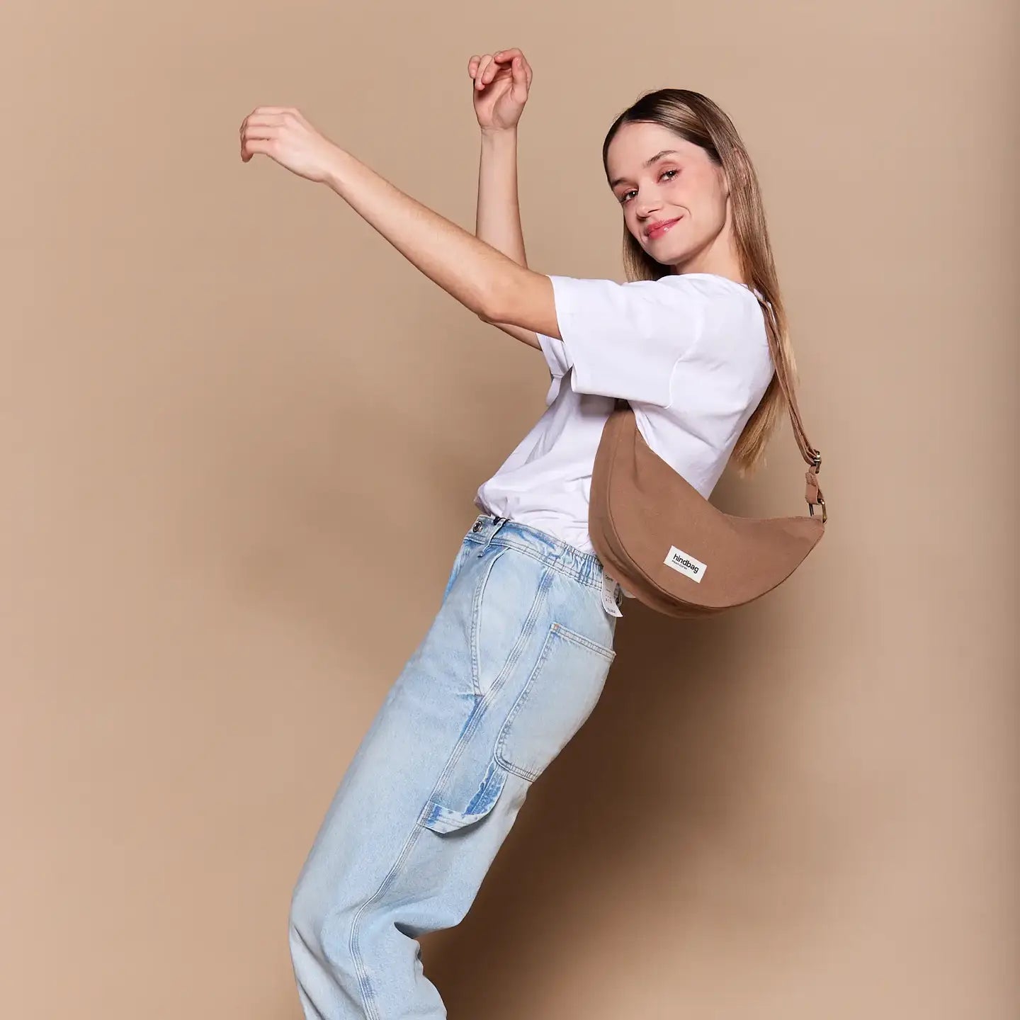hindbag Andrea Velour Cannelle