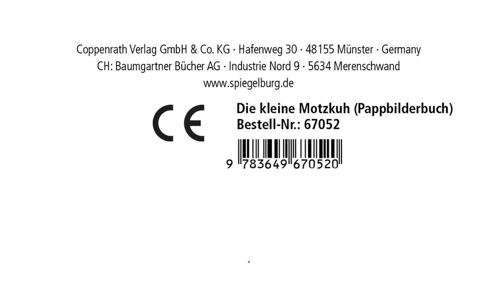 Coppenrath Die kleine Motzkuh