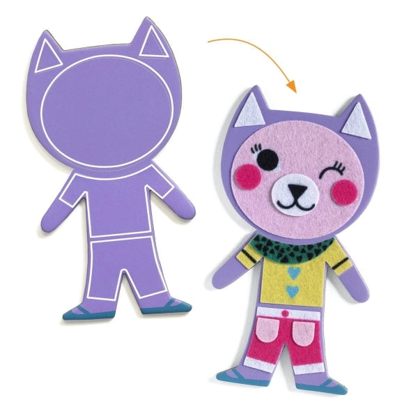 Djeco DIY: Magnete Funky Family