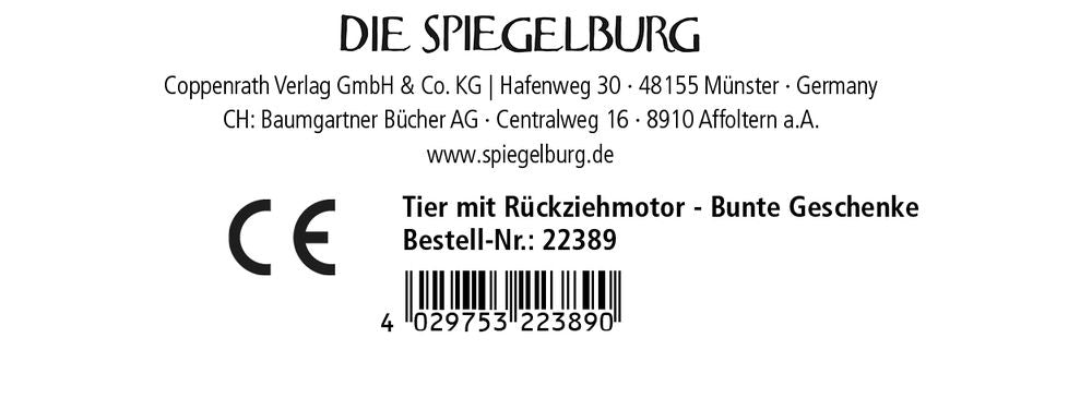 Die Spiegelburg Tier mit Rückziehmotor