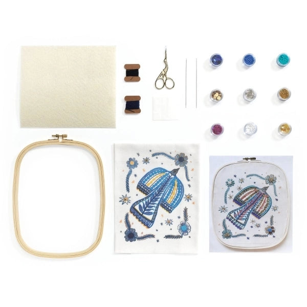 Djeco Atelier 59 Perlenstickerei Vogel