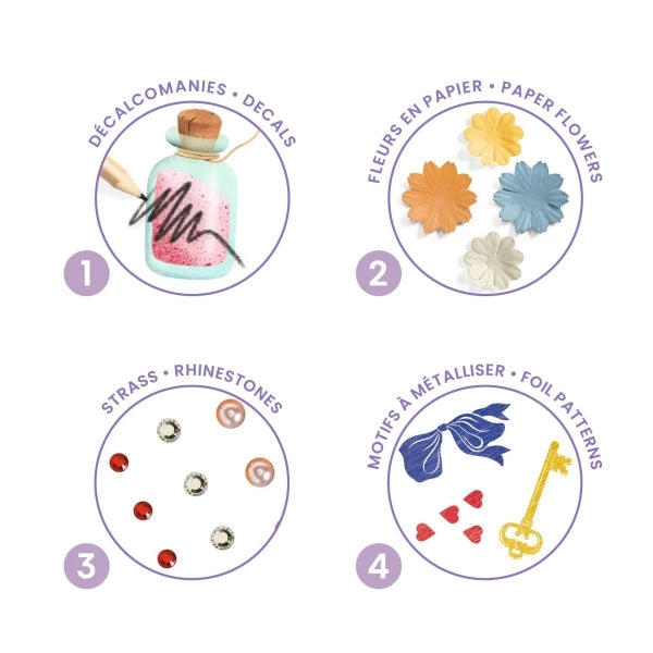 Djeco Legenden zum Dekorieren