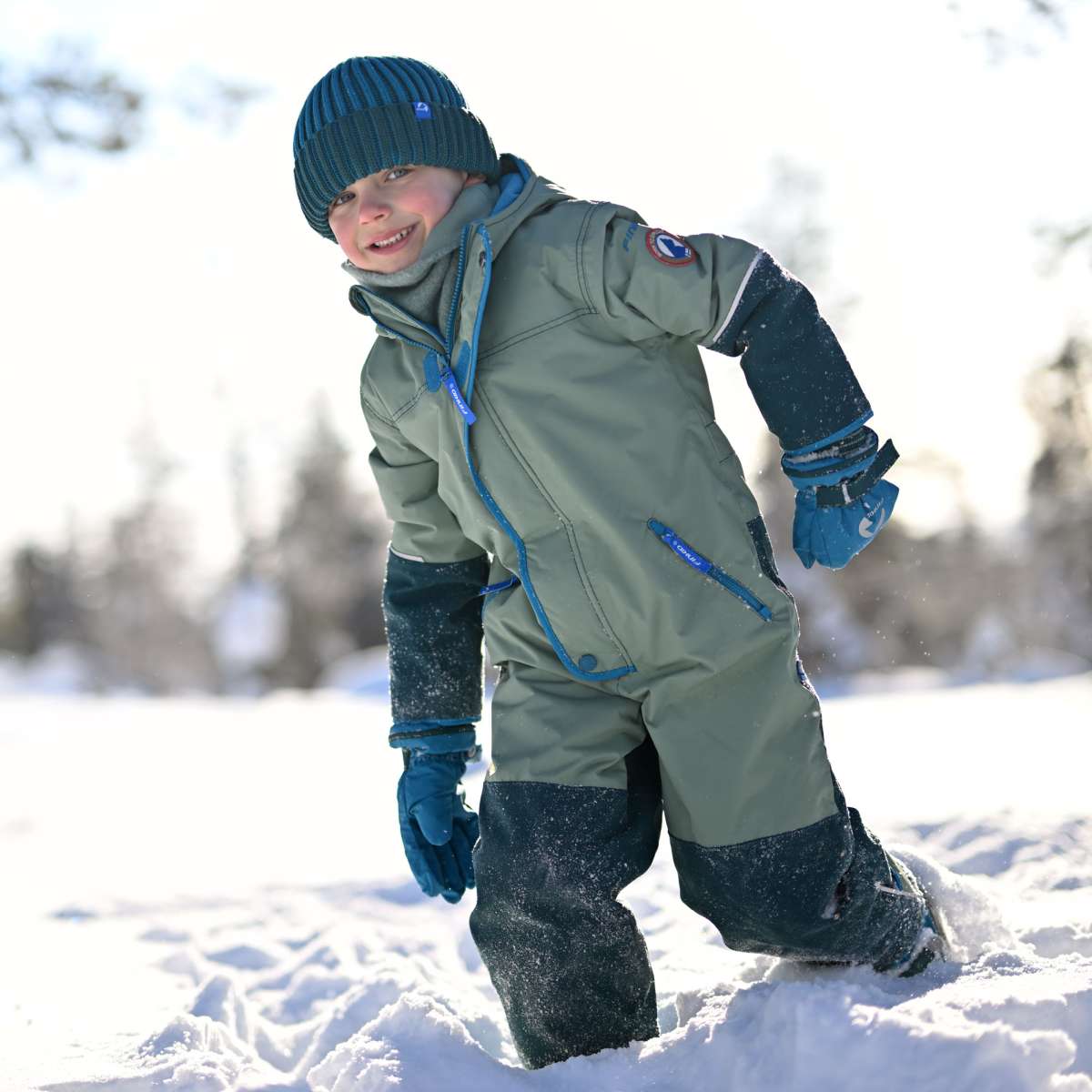 Finkid Wollfleece Kragen Kaulus Wool navy/dove