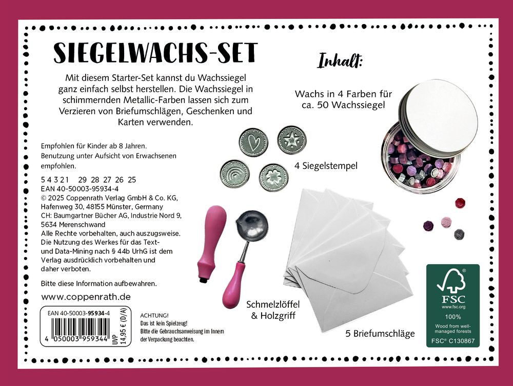 Coppenrath Siegelwachs-Set