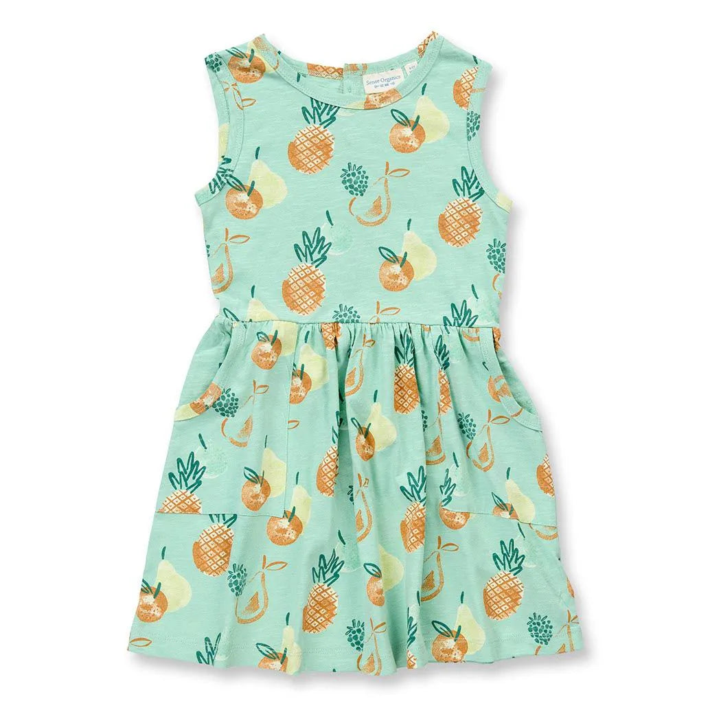 Sense Organics Kleid KOBI Fruits Mintgrün