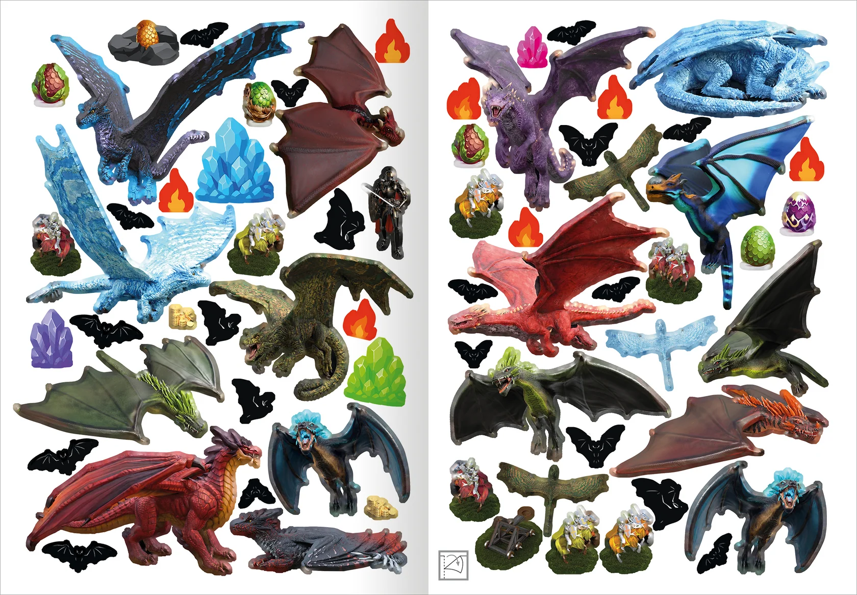 arsEdition Mein Stickerheft Drachen