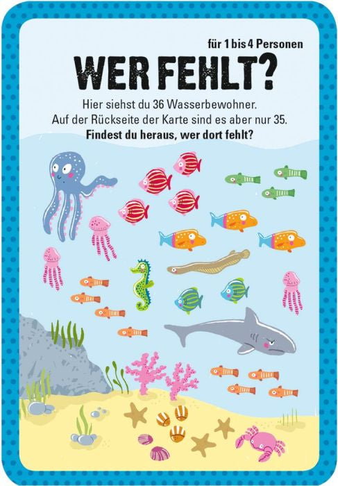 Moses 50 Rätsel & Spiele für den Reisekoffer