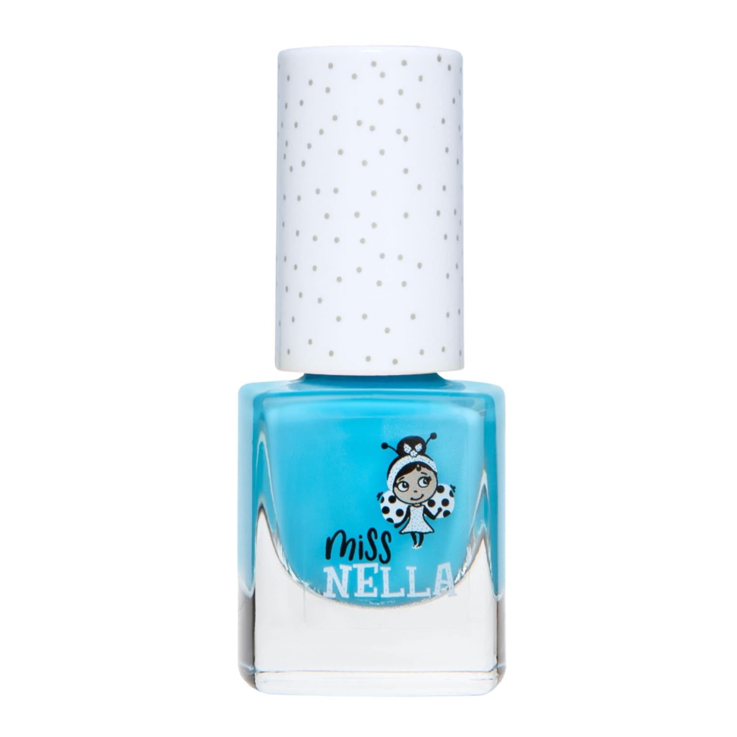 Miss Nella kinderfreundlicher, abziehbarer, geruchsneutraler Nagellack in Meerjungfrauenblau