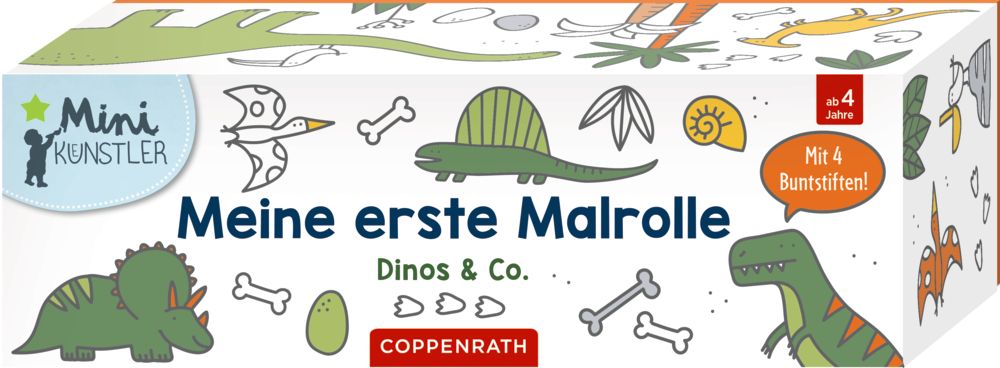 Coppenrath Meine erste Malrolle Dinos & Co.
