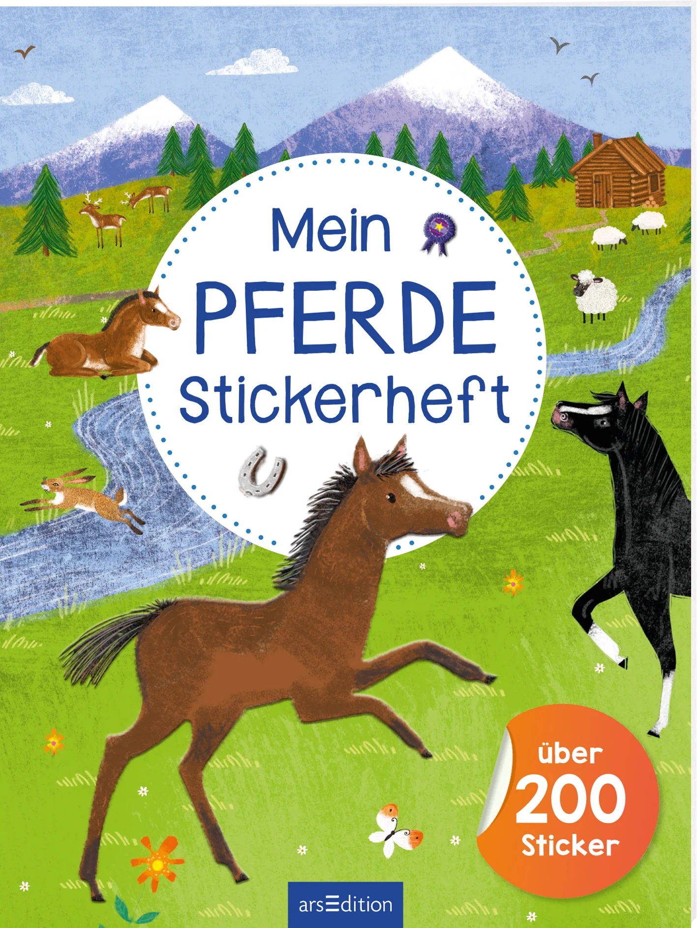 arsEdition Mein Stickerheft Pferde Stickerheft