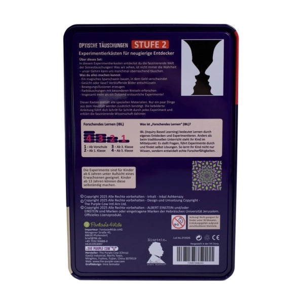 Einstein Experimentierkasten optische Täuschungen