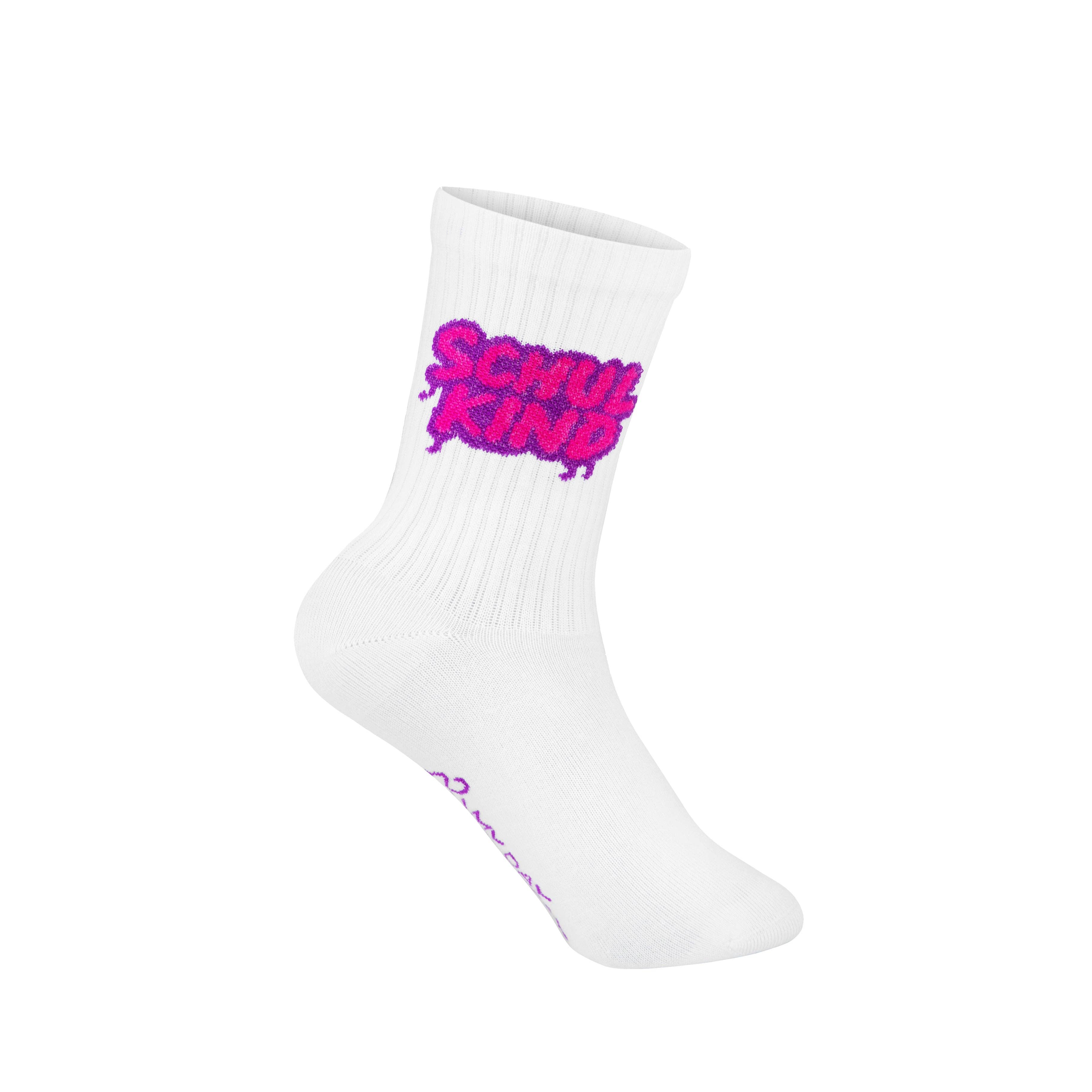 my day my dream Schulkind-Socken Graffiti Pink