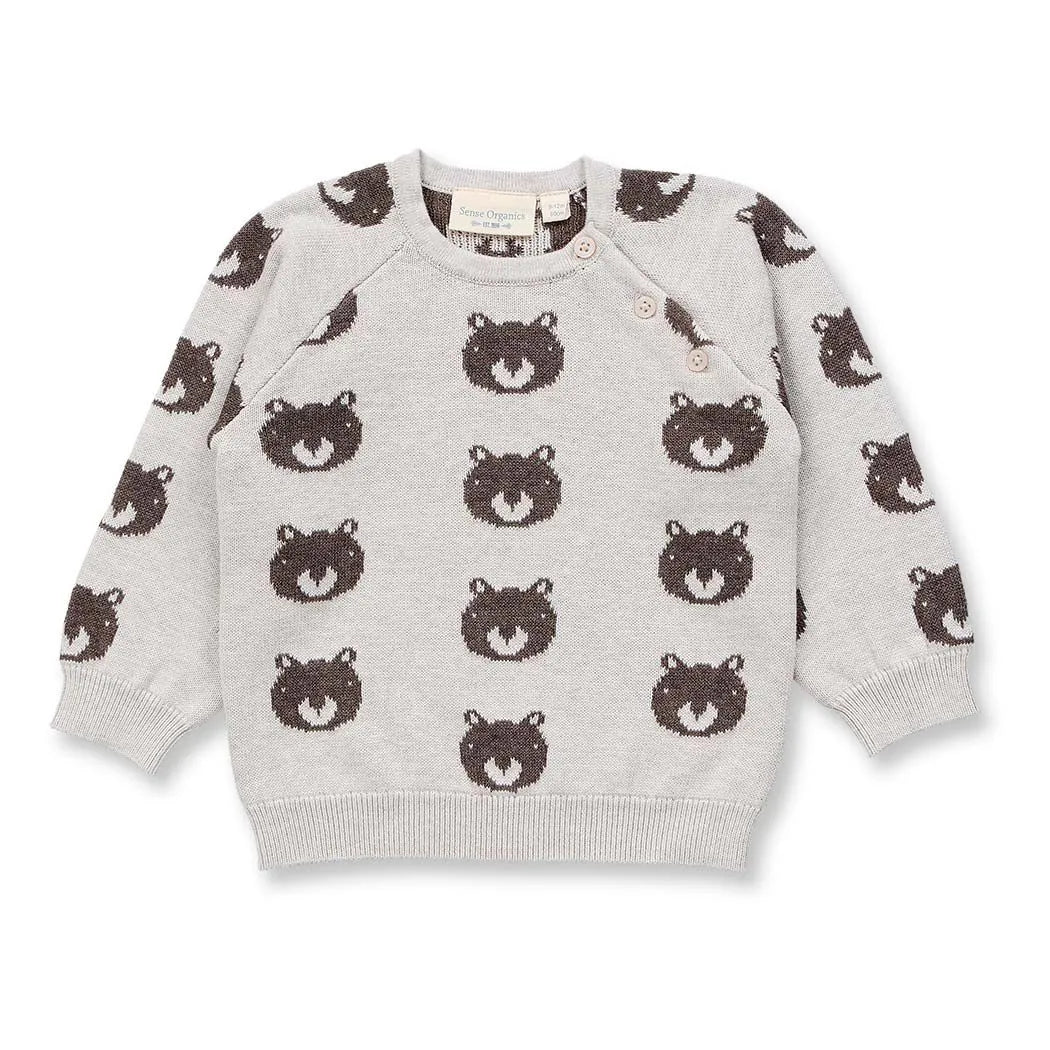 Sense Organics Strickpullover VIKTOR Bear Cream