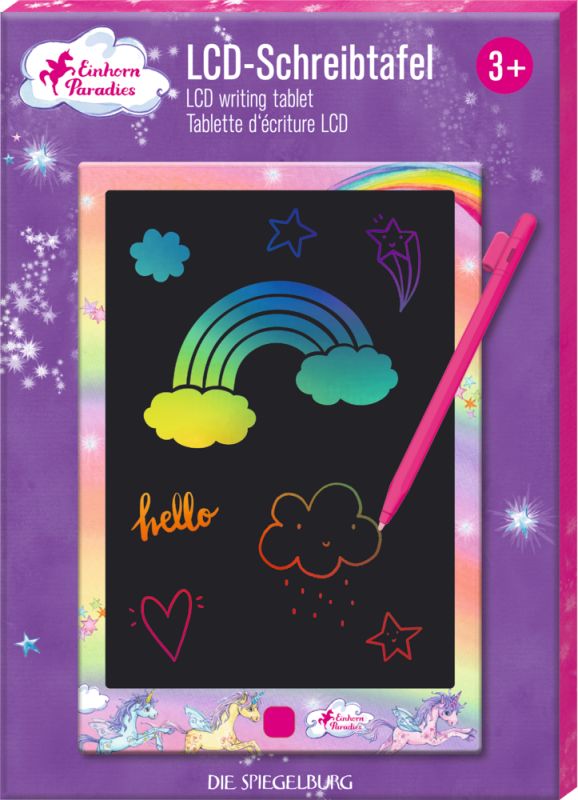 Die Spiegelburg LCD Schreibtafel Einhorn Paradies