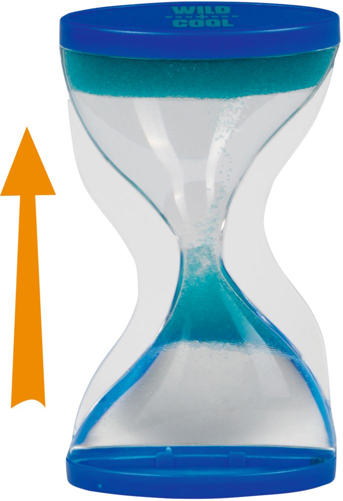 Die Spiegelburg Anti-Schwerkraft-Sanduhr