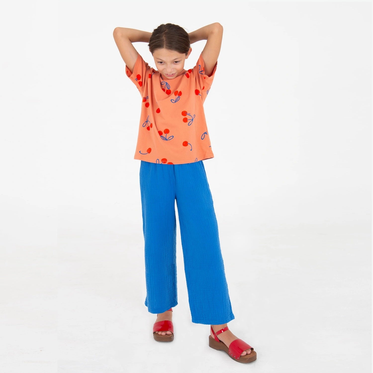lötiekids T-Shirt Papaya Kirschen