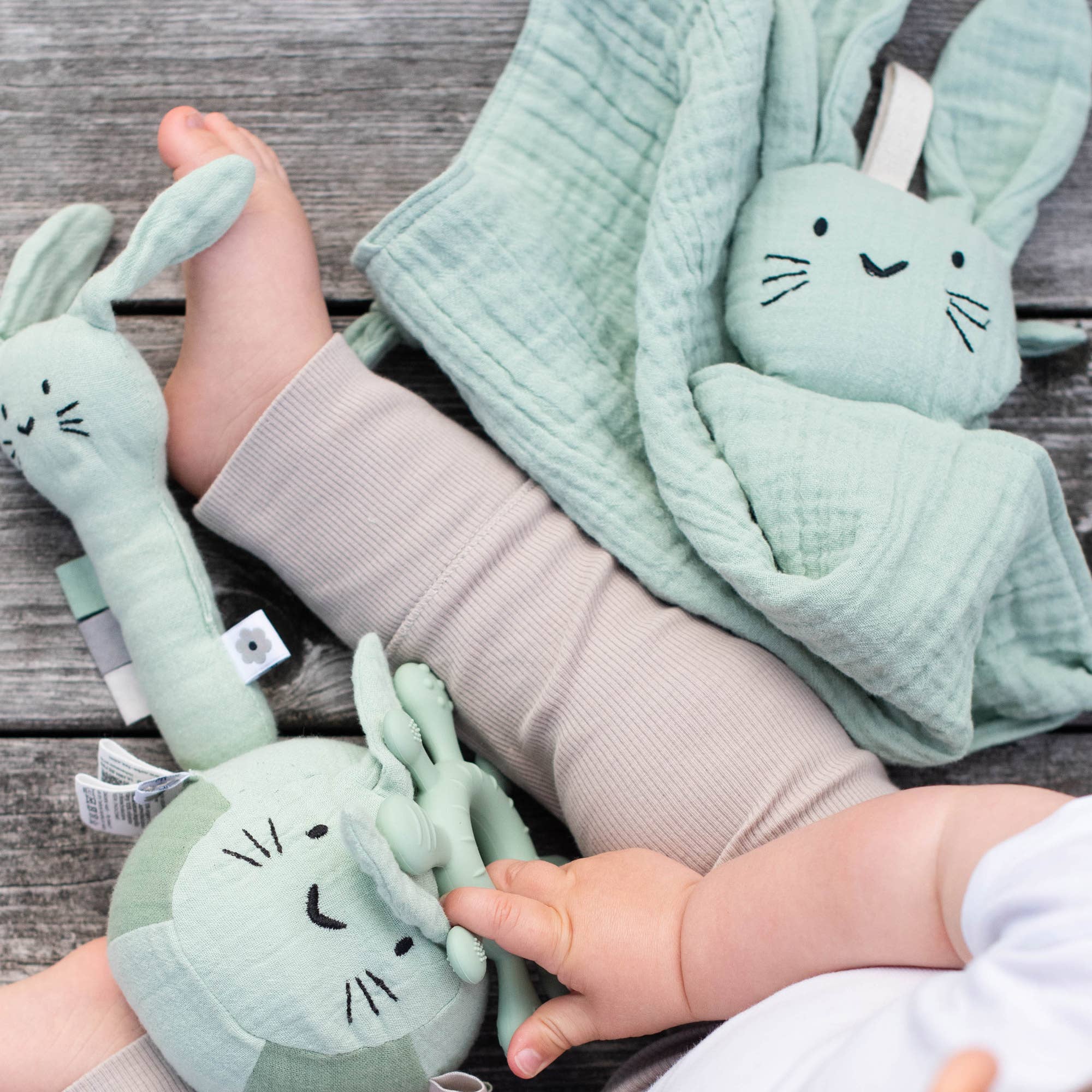 Bio-Kuschelhase Cameo Green