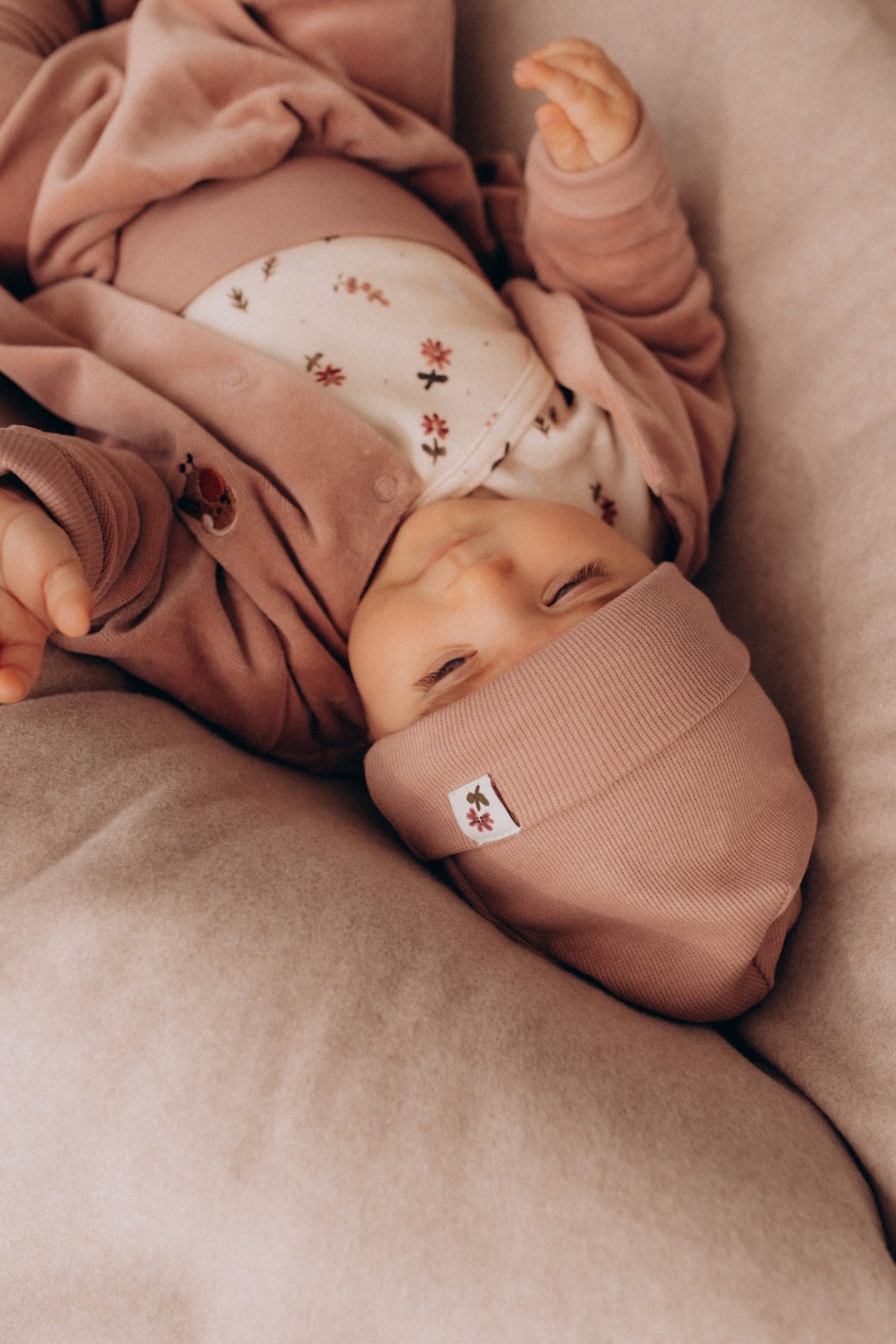 wooly organic rosa Jacke