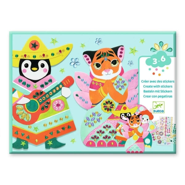 Djeco Sticker 3-6 Strasssteine