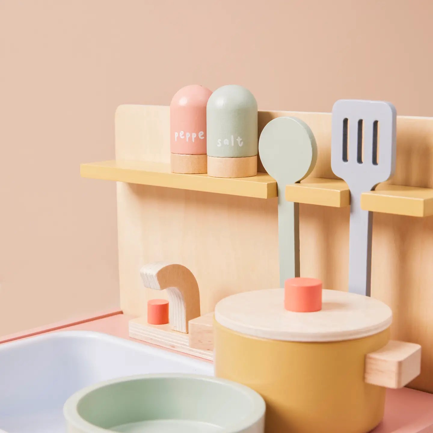 Just bee Kids Tischküche aus Holz