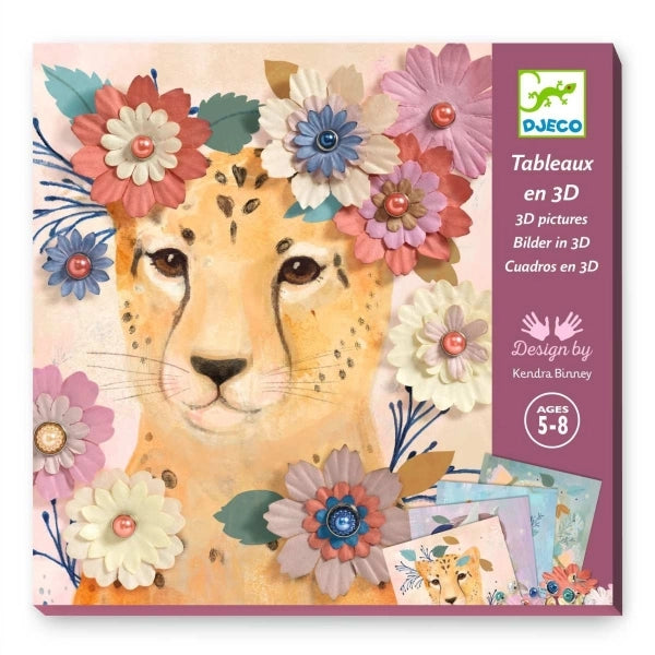 Djeco Bilder in 3D - Blumenkrone