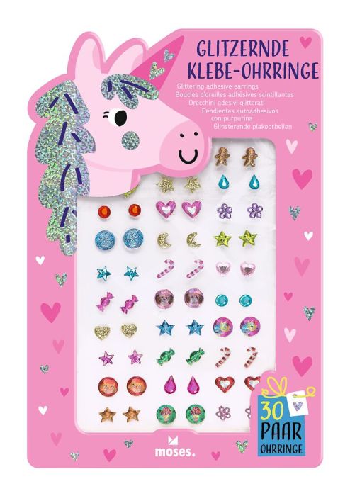 moses Glitzernde Klebe-Ohrringe