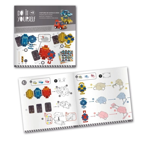 Djeco Do it Yourself 3 Rennautos