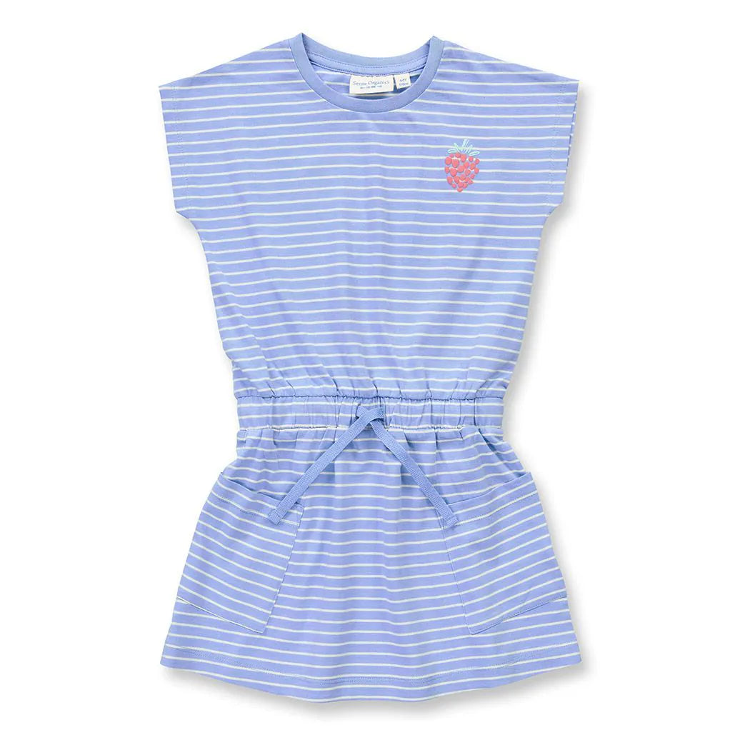 Sense Organics Kleid NOOANA Himbeere Stripes Hyacinth