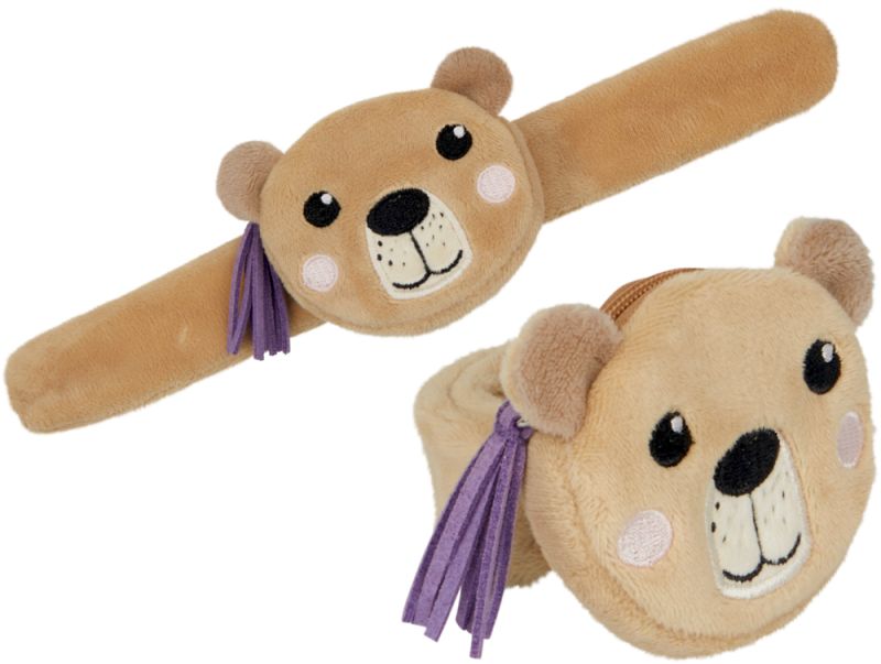 Die Spiegelburg Schnapparmband mit Fach - Wintertiere im Weihnachtswald