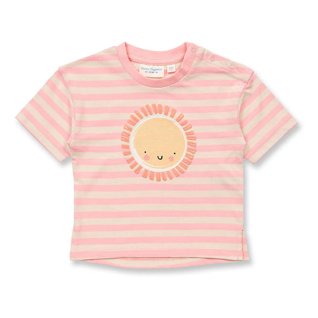 Sense Organics Baby T-Shirt SOPHIE Sonne Streifen