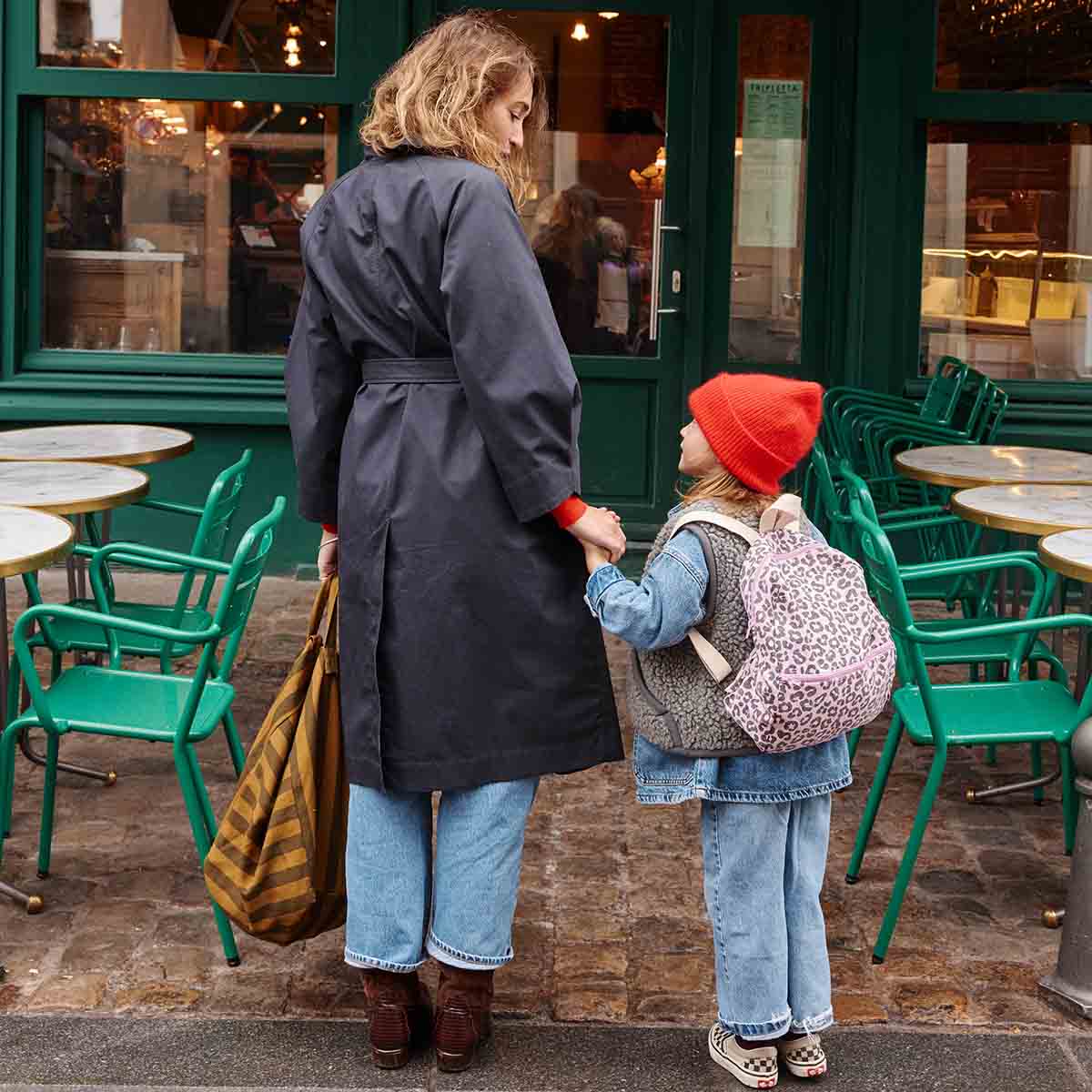 ELISA TASCHE MIT KREUZKÜMMELSTREIFEN, SCHWARZ: KREUZKÜMMEL - SCHWARZ / STREIFEN