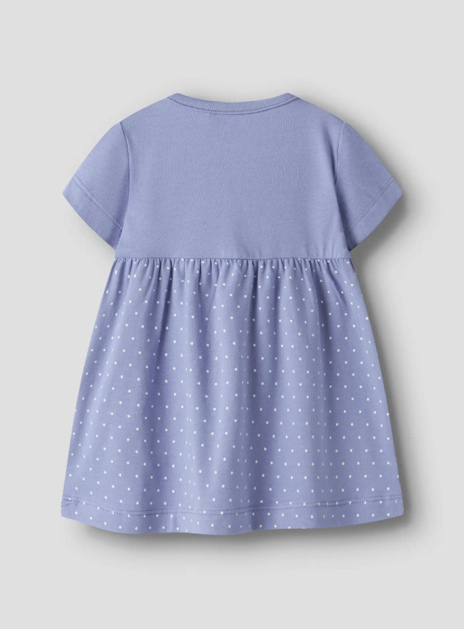 name it Kurzarmkleid (nbfjabelle) blau mit Erdbeeren