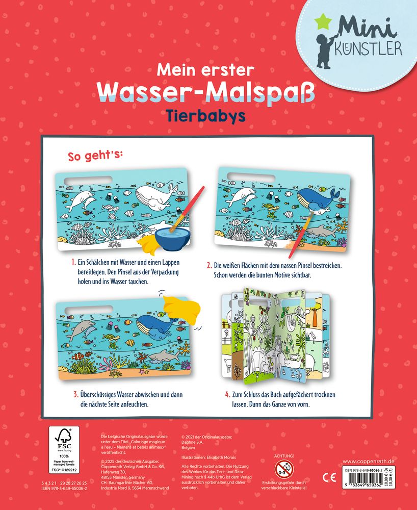 Coppenrath Mein erster Wasser-Malspaß Tierbabys