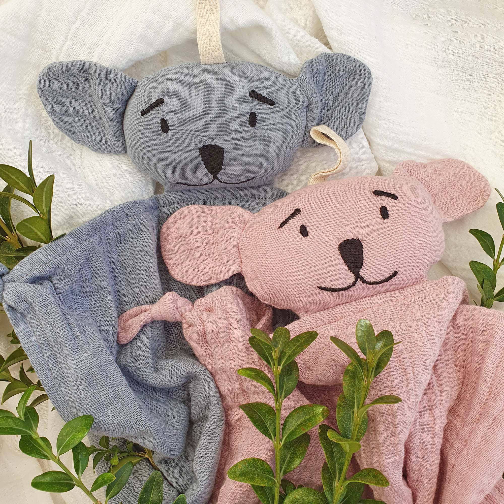 Organischer Kuschelkoala Pale Mauve