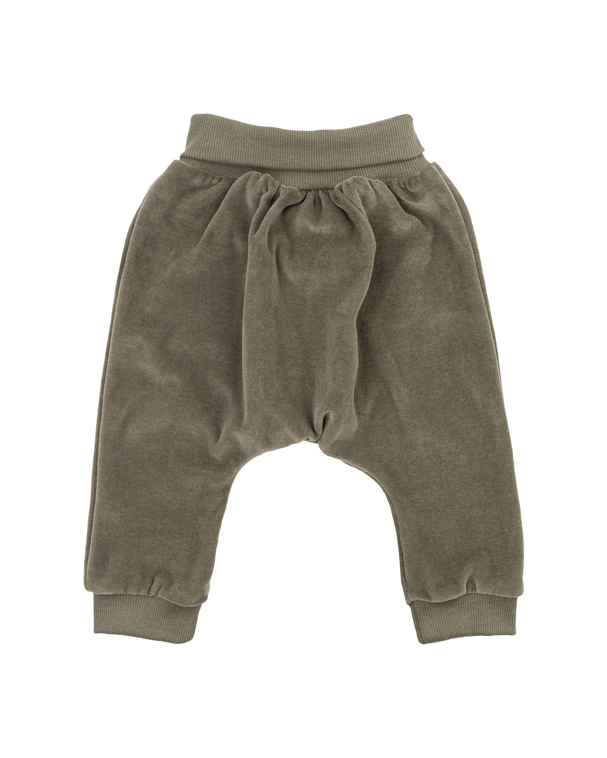 wooly organic Babyhose khaki