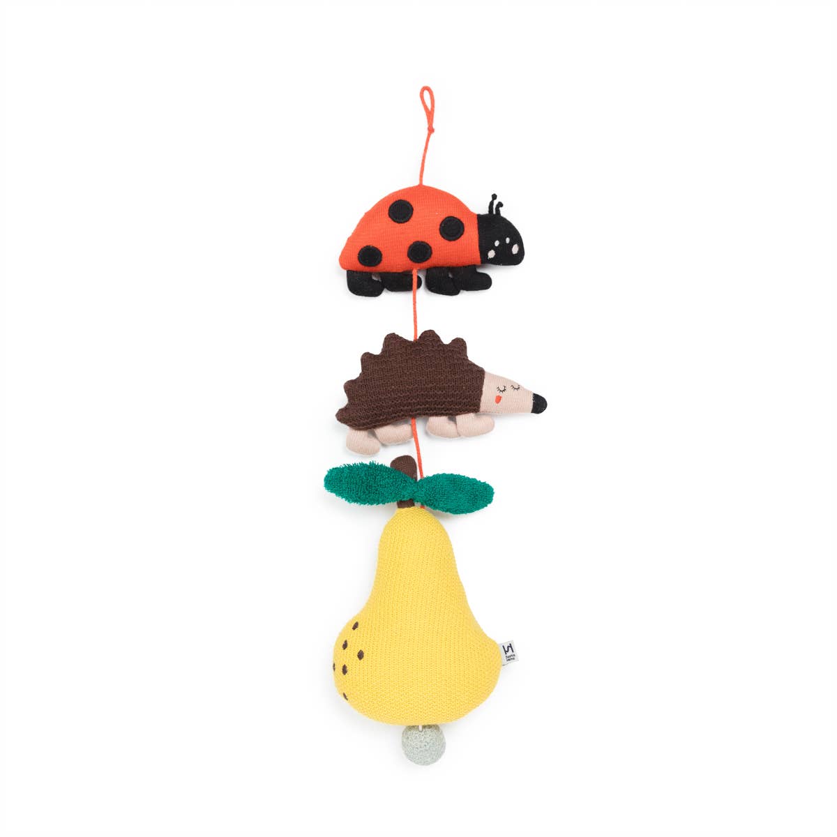 Musikalisches Kinderbett-Mobile: Garten