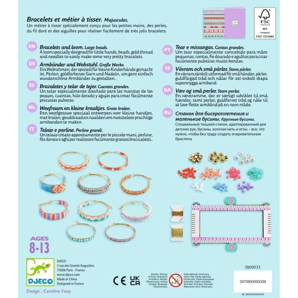 Djeco Armbänder und Webstuhl