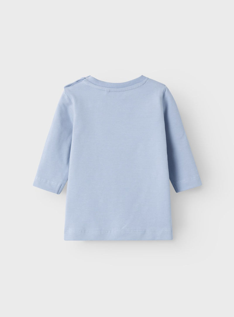 name it Langarm-Shirt blau mit Tierdruck (nbmtocco) Zen Blue